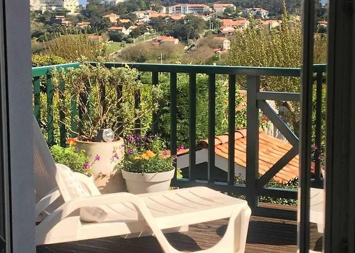Pensión D'hôtes-studette Milady, Calme, Patio, Vue Sur Jardin Et Montagne Du Patio, Parkin Privé, Confort Biarriz