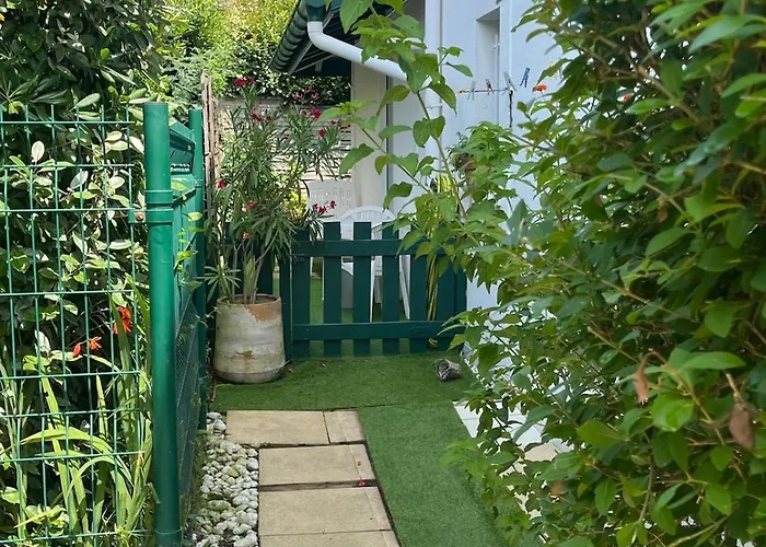 D'hôtes-studette Milady, Calme, Patio, Vue Sur Jardin Et Montagne Du Patio, Parkin Privé, Confort 4* Biarriz